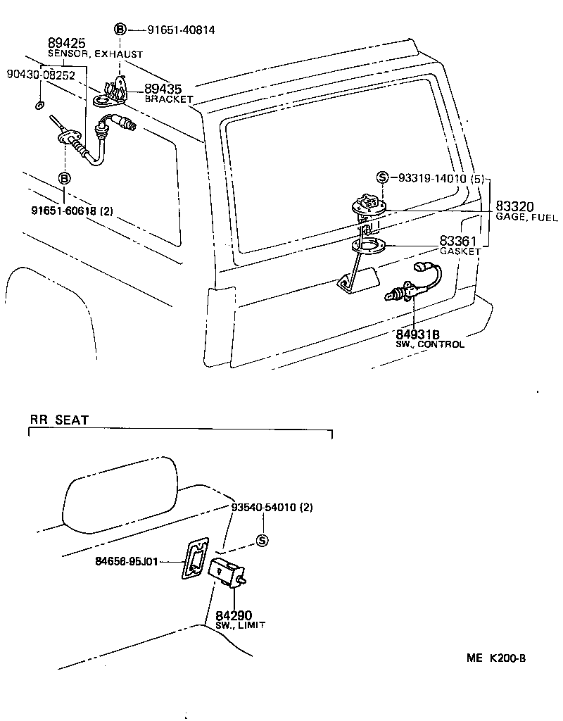 89559-26030 BRACKET, EMISSION CONTROL COMPUTER product image