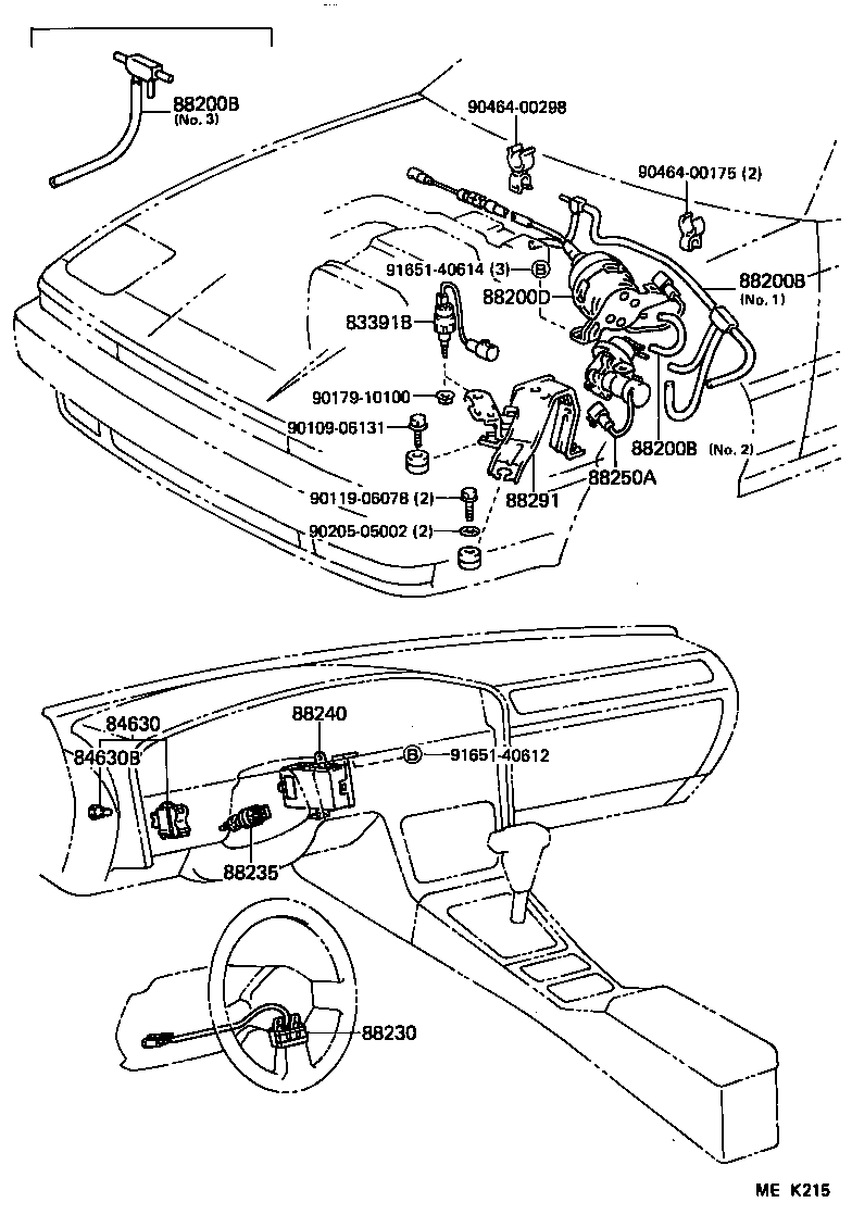 88283-14010 HOSE, CRUISE CONTROL VACUUM product image