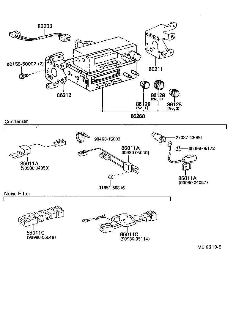 86120-37010 RECEIVER ASSY, RADIO product image