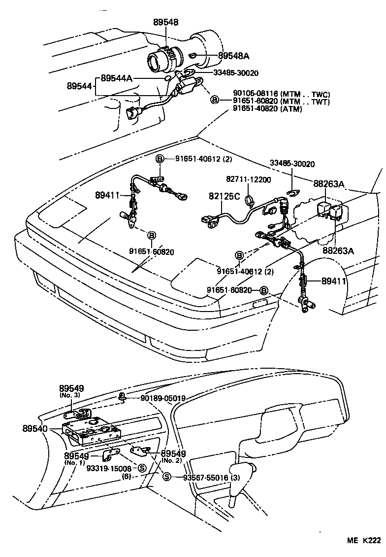 88267-14110 BRACKET, SKID CONTROL COMPUTER product image