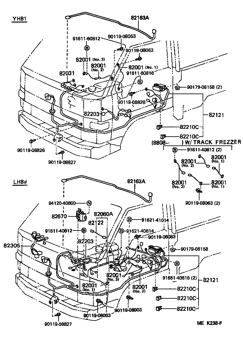 82081-37010 WIRING ASSY, DOOR LOCK product image