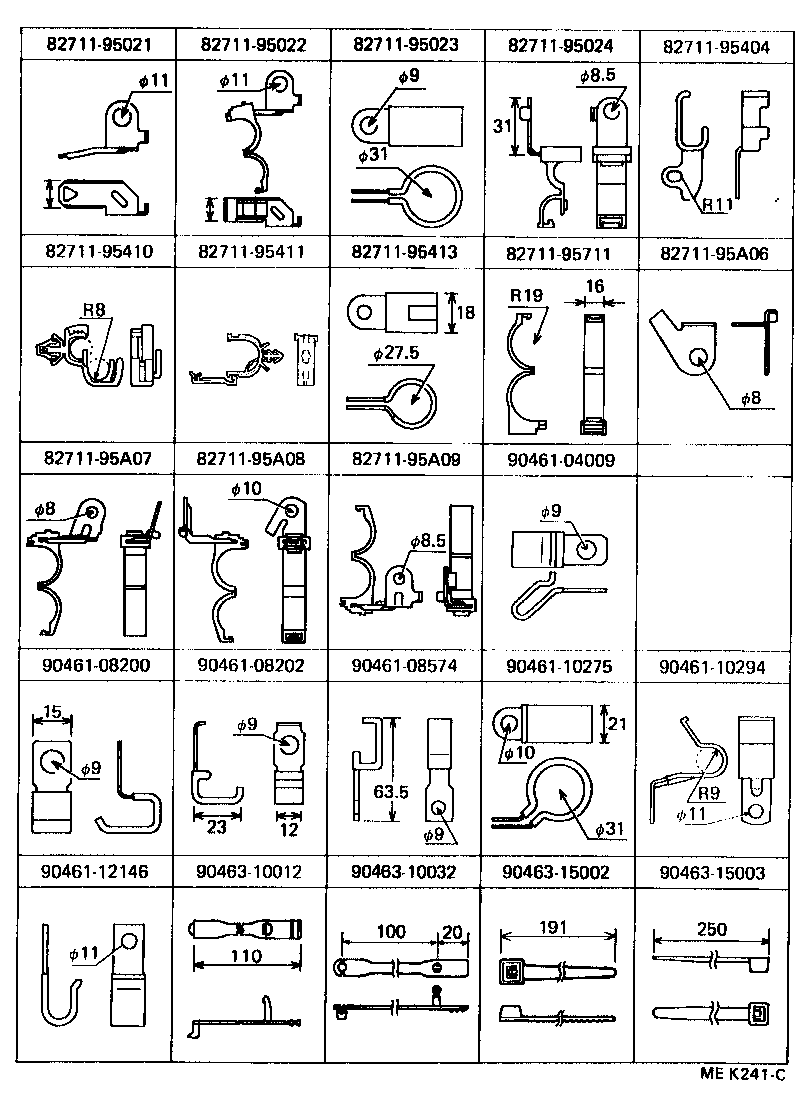 82081-37010 WIRING ASSY, DOOR LOCK product image