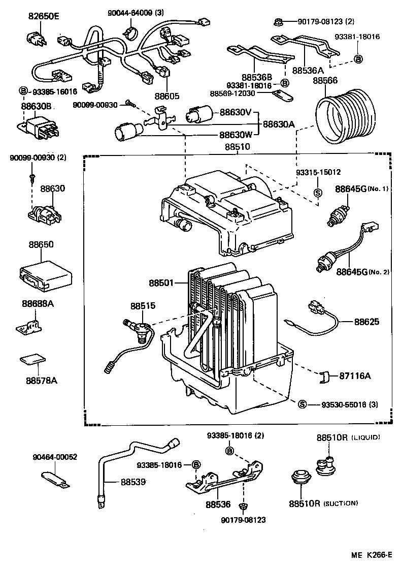 88510-26030 UNIT ASSY, COOLER product image