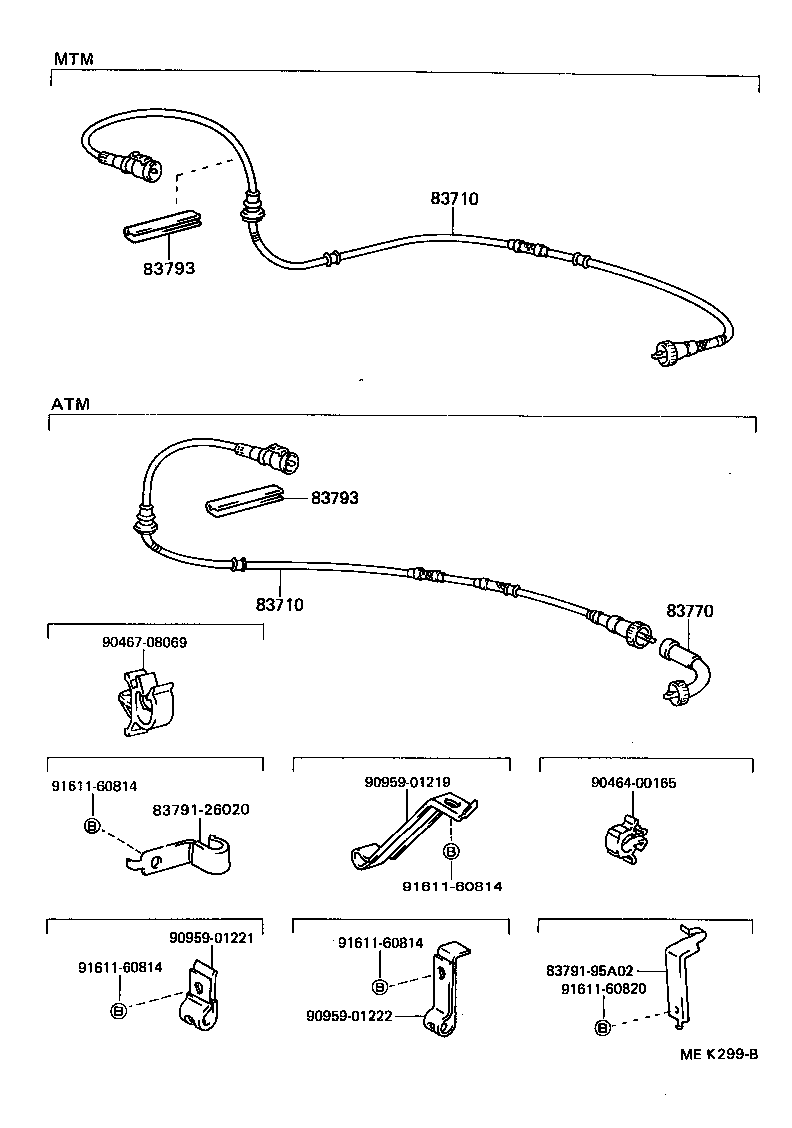83116-95M00 BRACKET, SPEEDOMETER product image