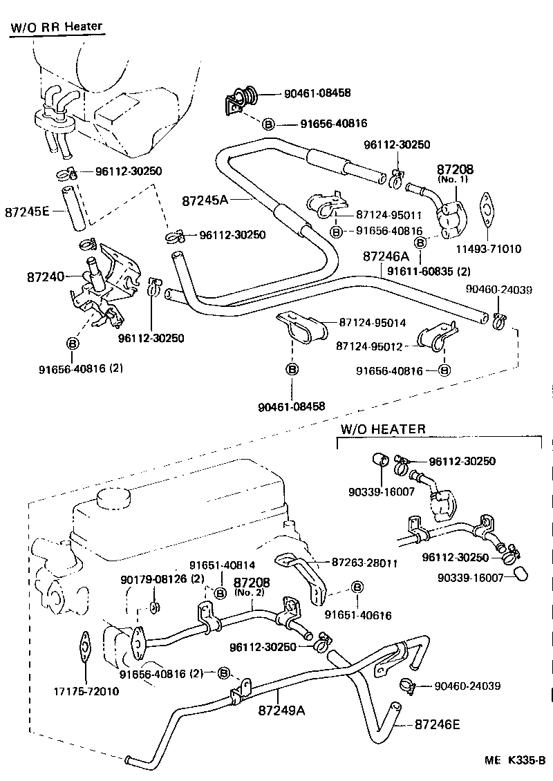 87240-95408 VALVE ASSY, HEATER WATER product image