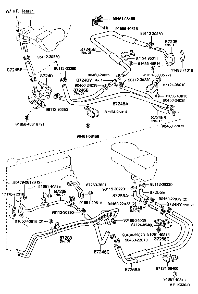 87240-95408 VALVE ASSY, HEATER WATER product image
