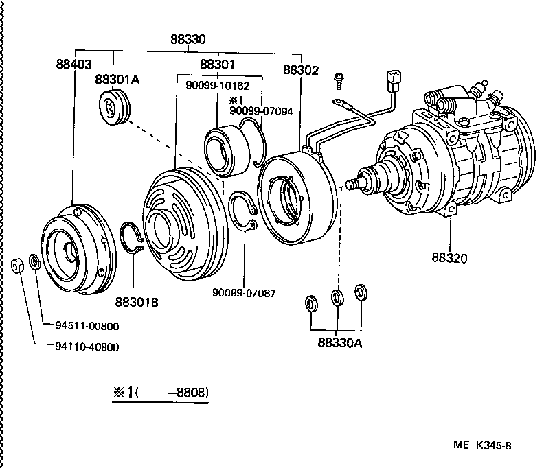 88320-26470 COMPRESSOR ASSY, COOLER product image