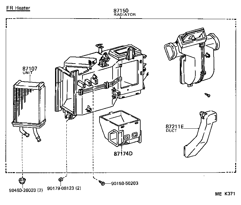 87110-95J07 HEATER ASSY product image