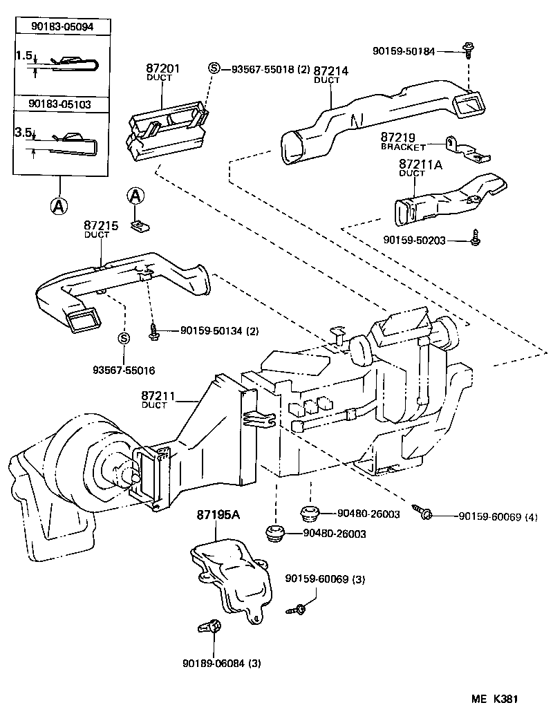 55519-95J16 PLATE, HEATER CONTROL NAME product image