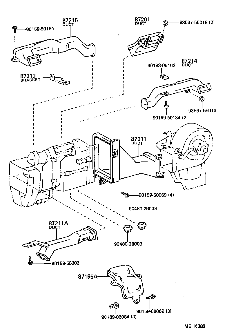 55519-95J16 PLATE, HEATER CONTROL NAME product image
