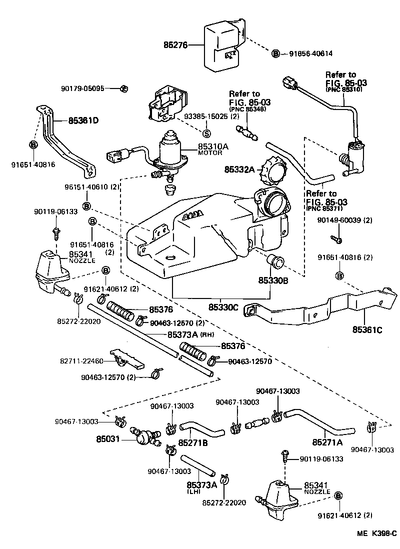 90099-32029 BUSH, HEADLAMP CLEANER WASHER JAR product image