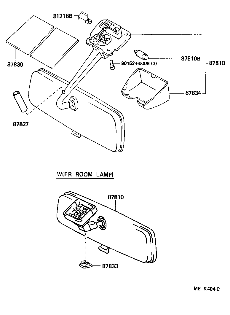 87906-95J03 MIRROR SUB-ASSY, OUTER REAR VIEW, LH product image