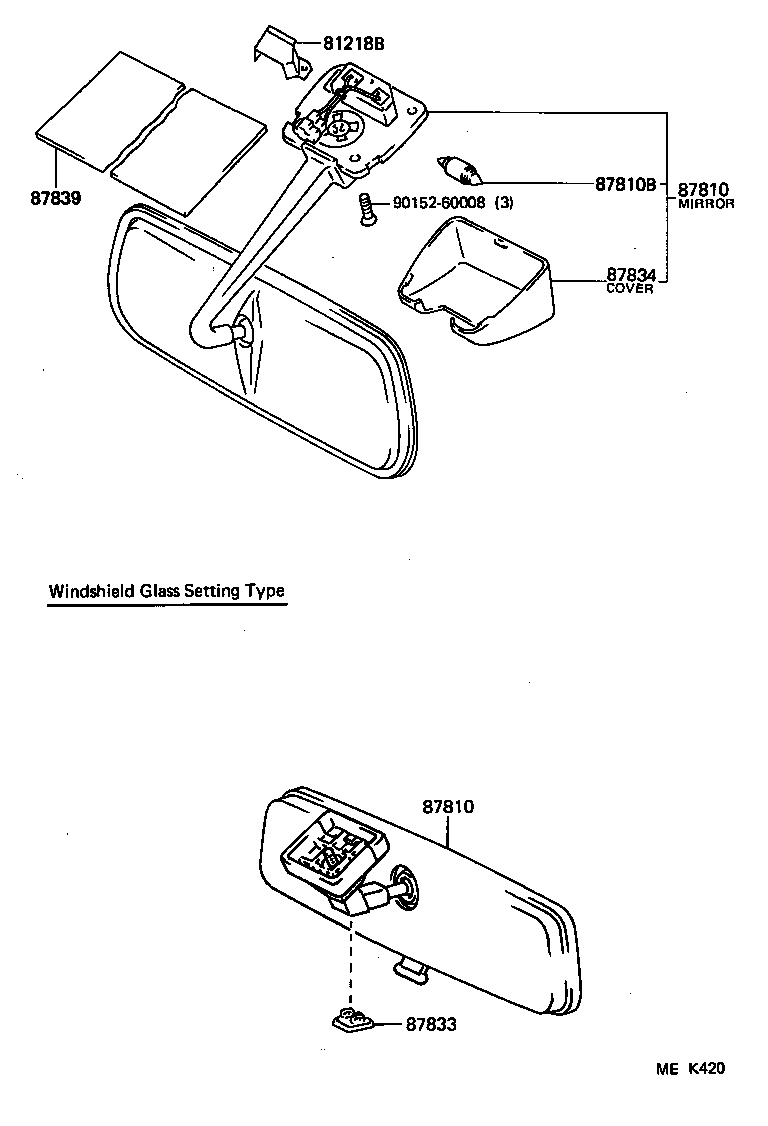 87901-95J00 MIRROR SUB-ASSY, OUTER REAR VIEW, RH product image