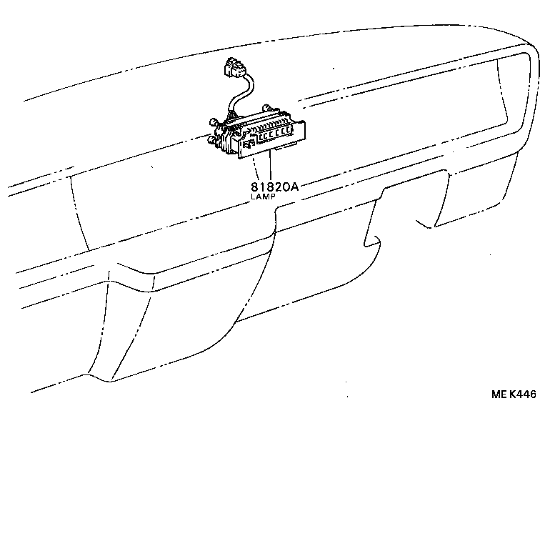 81820-40011 LAMP ASSY, CONDITION INDICATOR product image