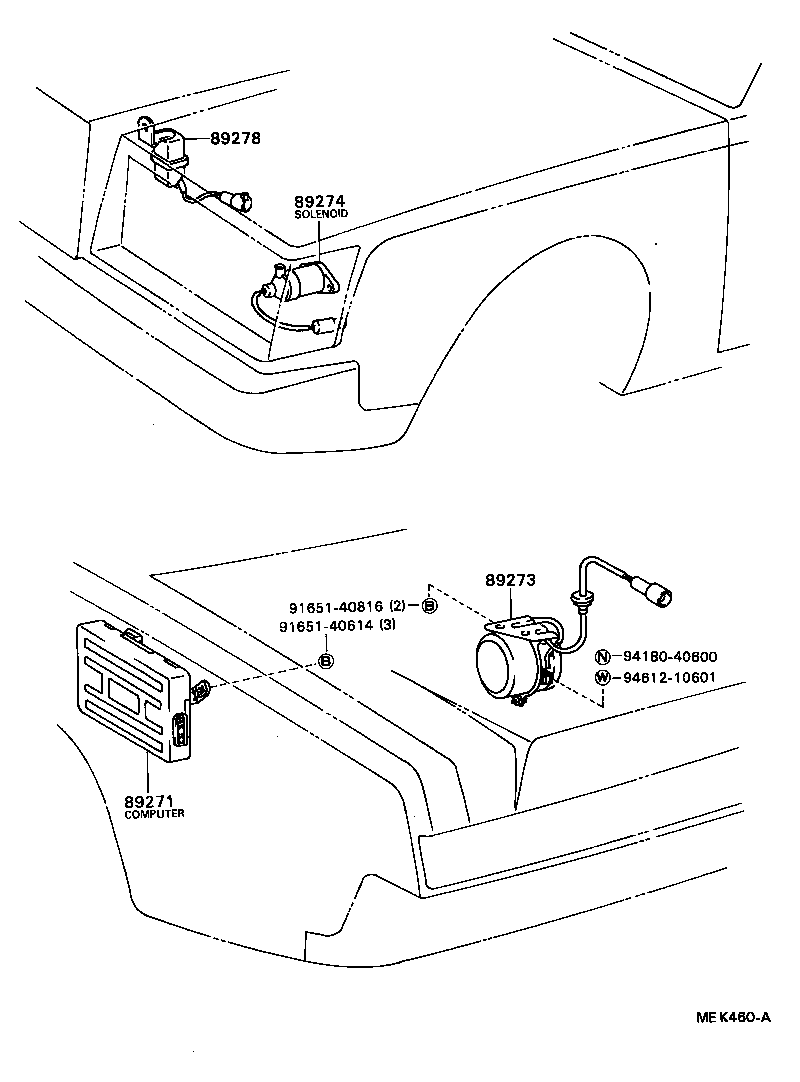 89271-40022 COMPUTER, HEIGHT CONTROL product image