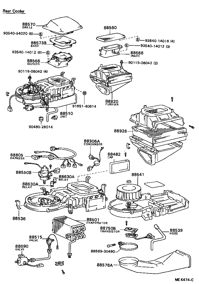 88515-40070 VALVE, COOLER EXPANSION product image