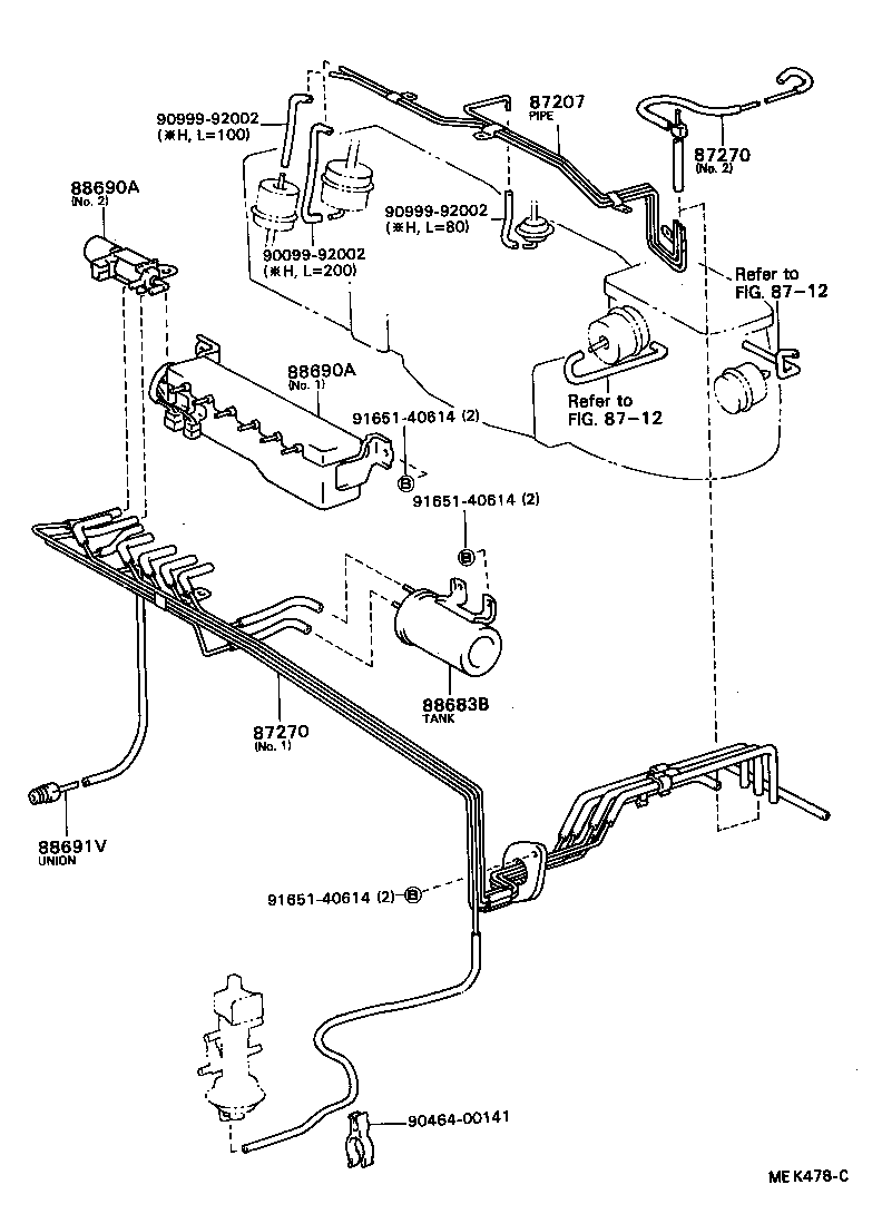 88691-40050 VALVE ASSY, COMBINATION product image