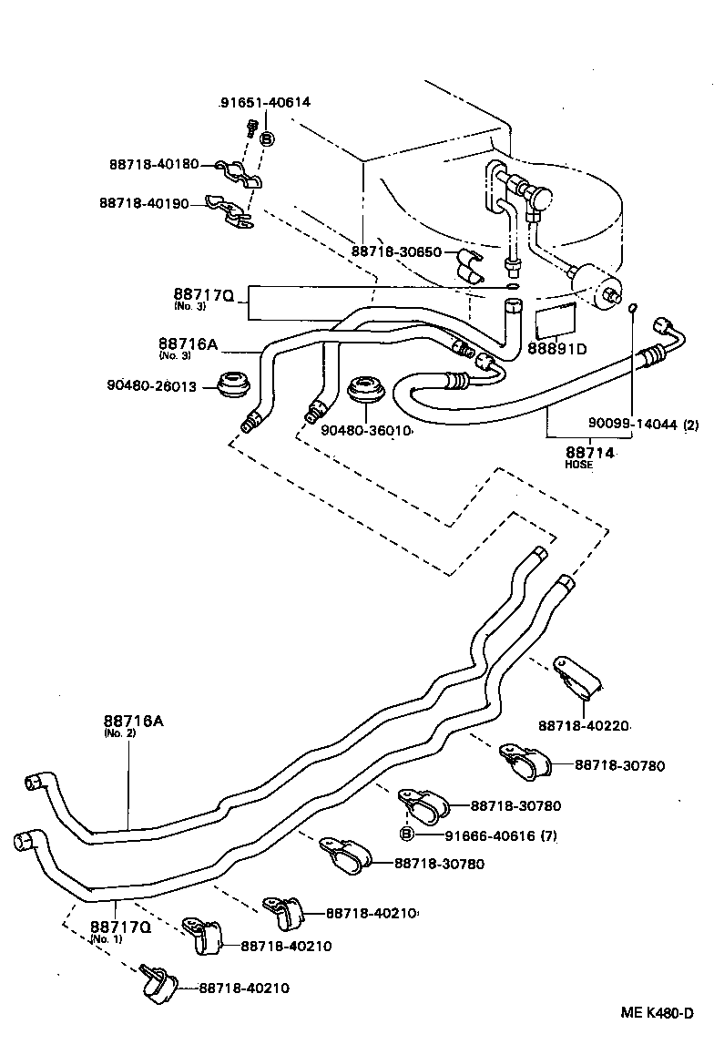 88460-40070 CONDENSER ASSY, COOLER product image