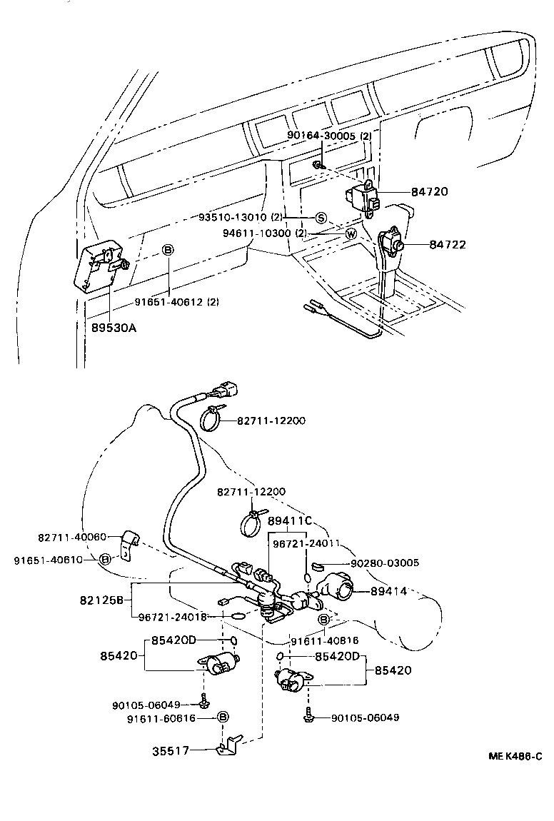 82125-40030 WIRE, TRANSMISSION product image