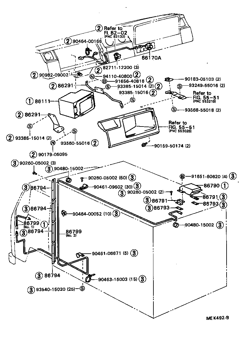 86111-36010 MULTI-DISPLAY product image