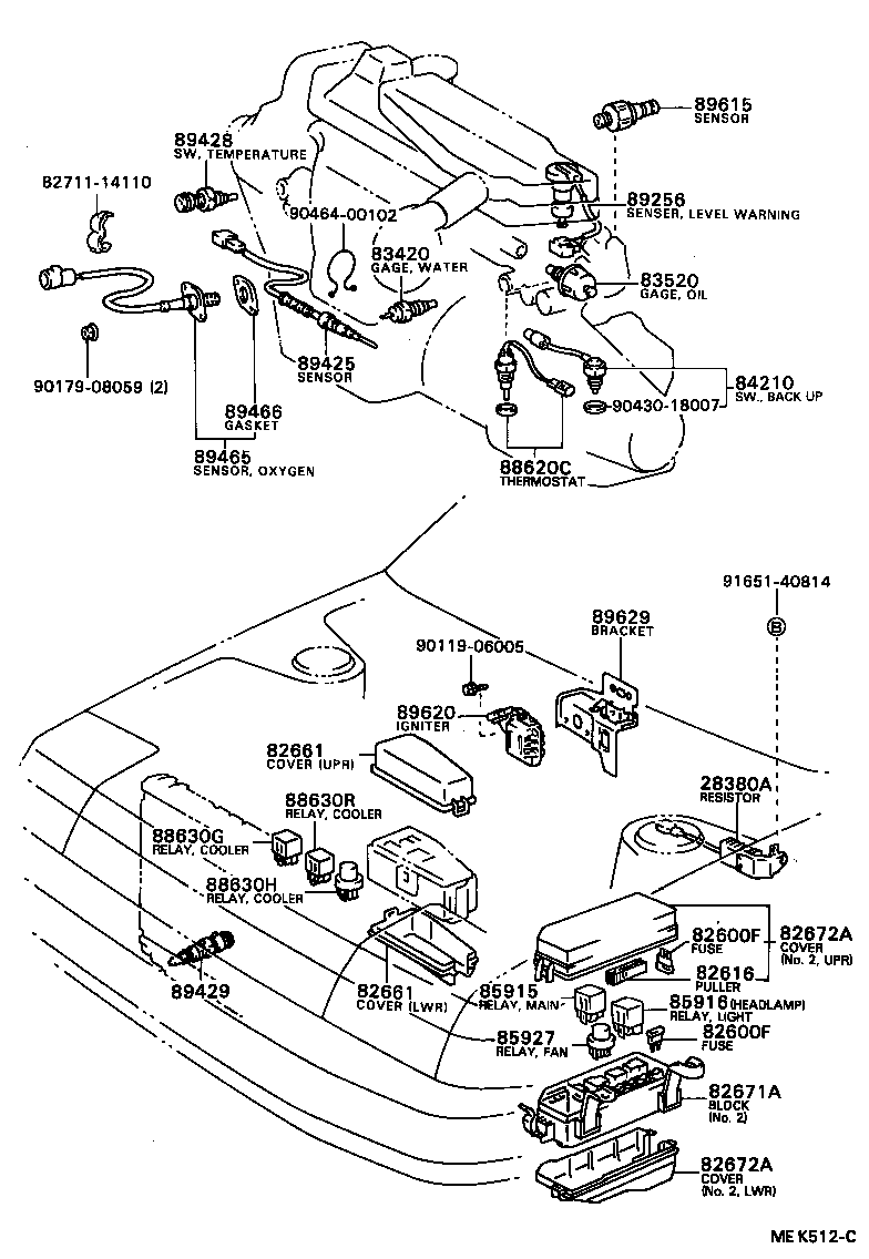 83320-80106 GAGE ASSY, FUEL SENDER product image