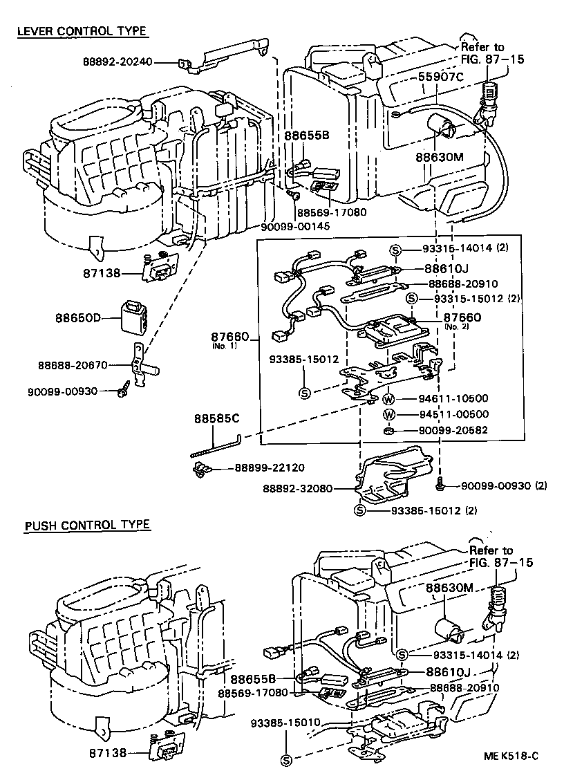 87286-20060 CABLE SUB-ASSY, WATER VALVE CONTROL product image
