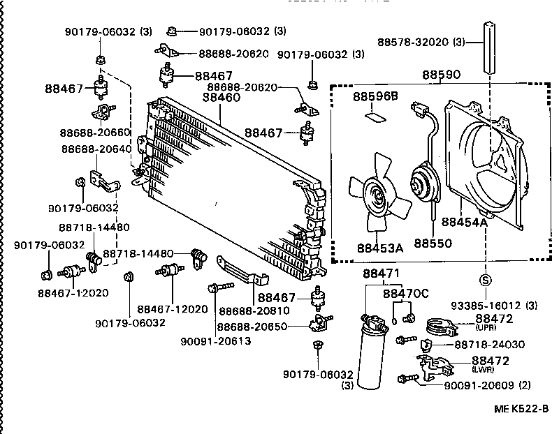 88720-20340 HOSE & ACCESSORY, AIR CONDITIONER product image