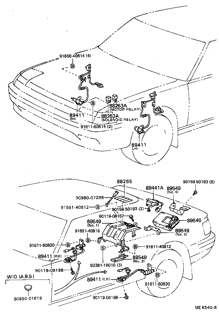 Thumbnail 2 for 89541-32030