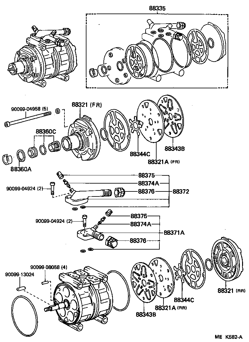 88440-60030 PULLEY ASSY, IDLE product image