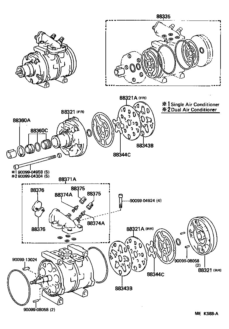 88412-60050 ROTOR SUB-ASSY, MAGNET CLUTCH product image