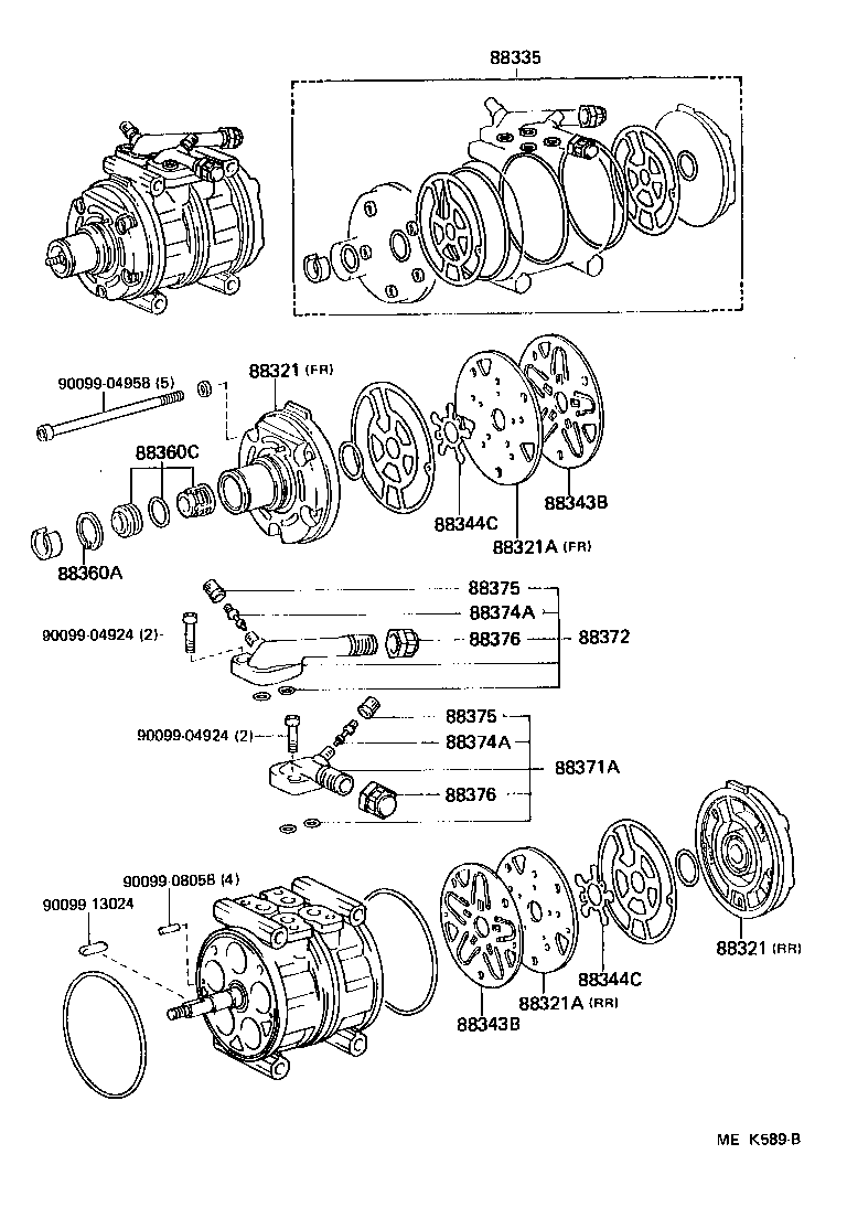 88412-60050 ROTOR SUB-ASSY, MAGNET CLUTCH product image