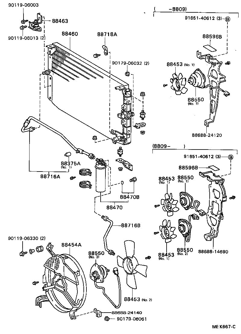88718-24050 CLAMP(FOR COOLER REFRIGERANT PIPE), NO.2 product image