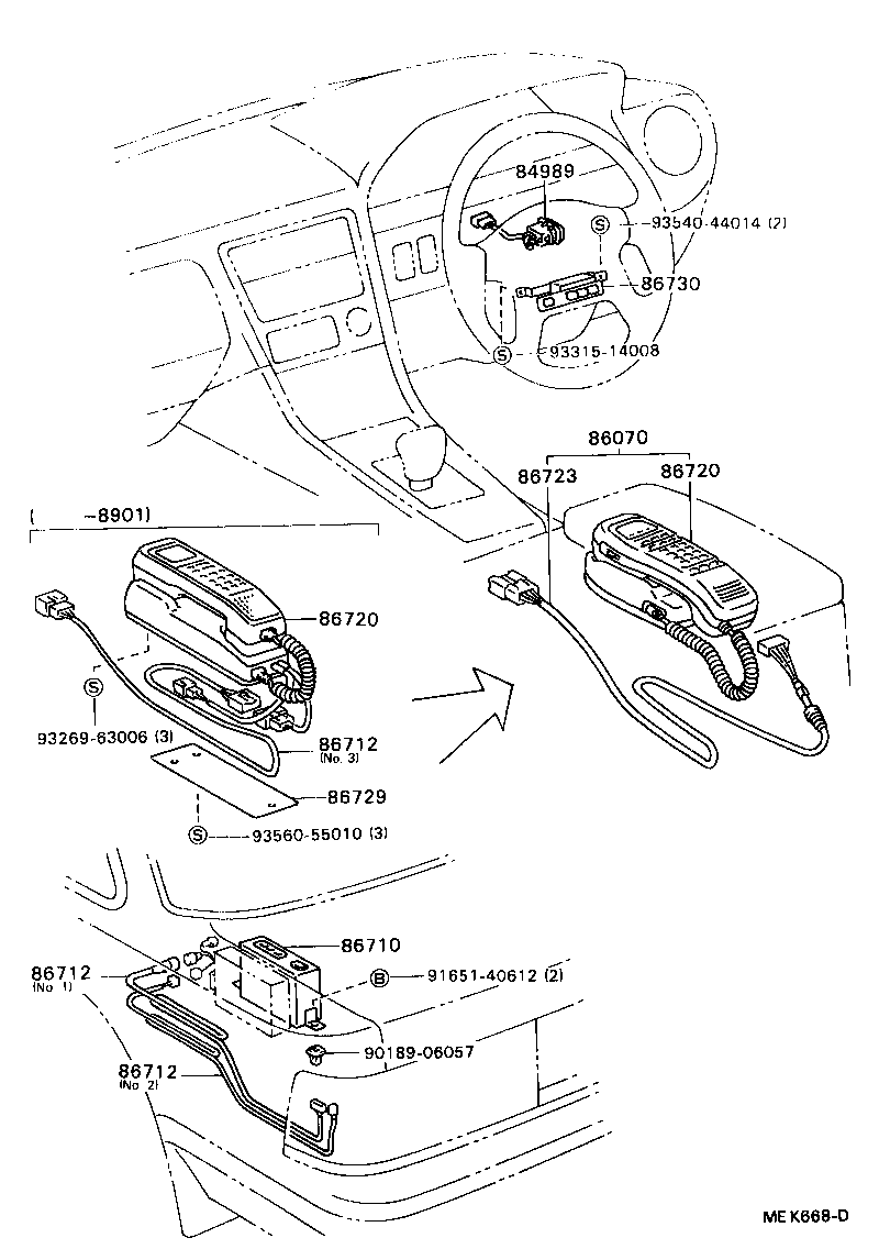 86730-24010 MICROPHONE ASSY, TELEPHONE product image