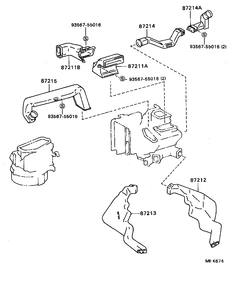 55900-24040 CONTROL ASSY, AIR CONDITIONER product image