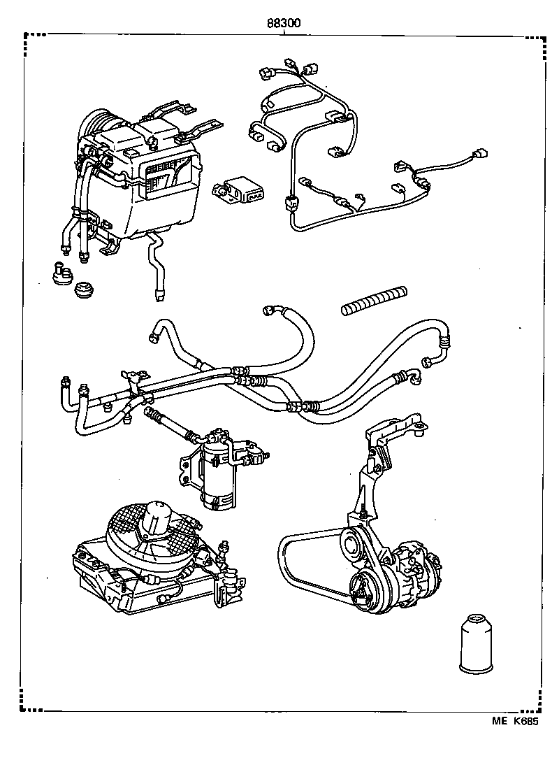 88300-26060 COOLER & ACCESSORY ASSY product image