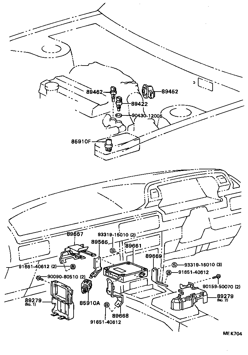 89420-32020 SENSOR ASSY, VACUUM (FOR E.F.I.) product image
