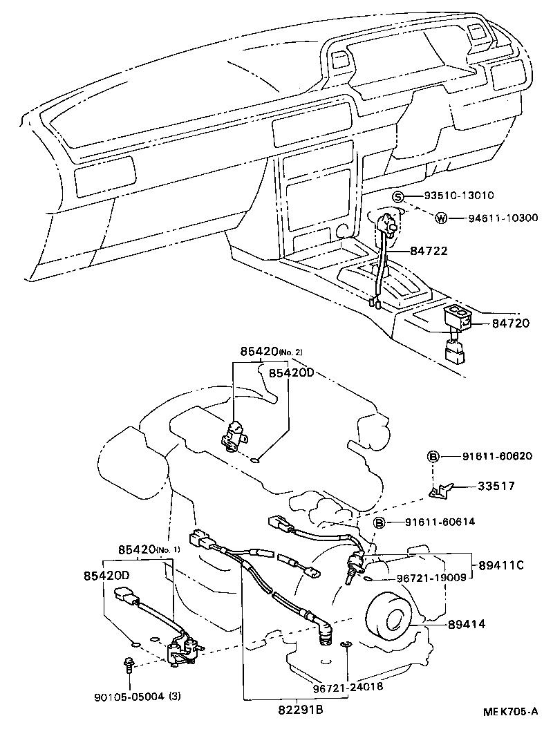 85420-32100 SOLENOID ASSY, TRANSMISSION product image