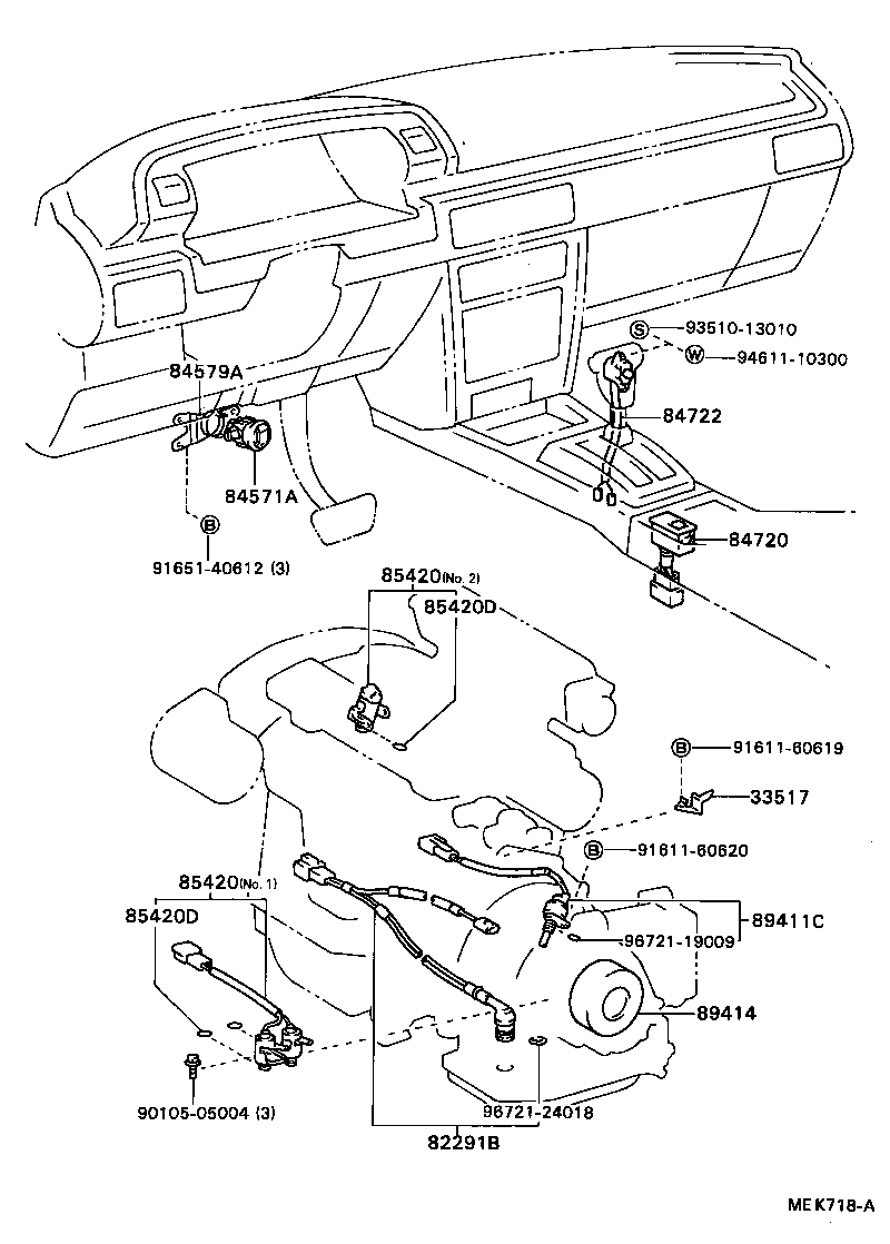 89530-32170 COMPUTER ASSY, TRANSMISSION CONTROL product image