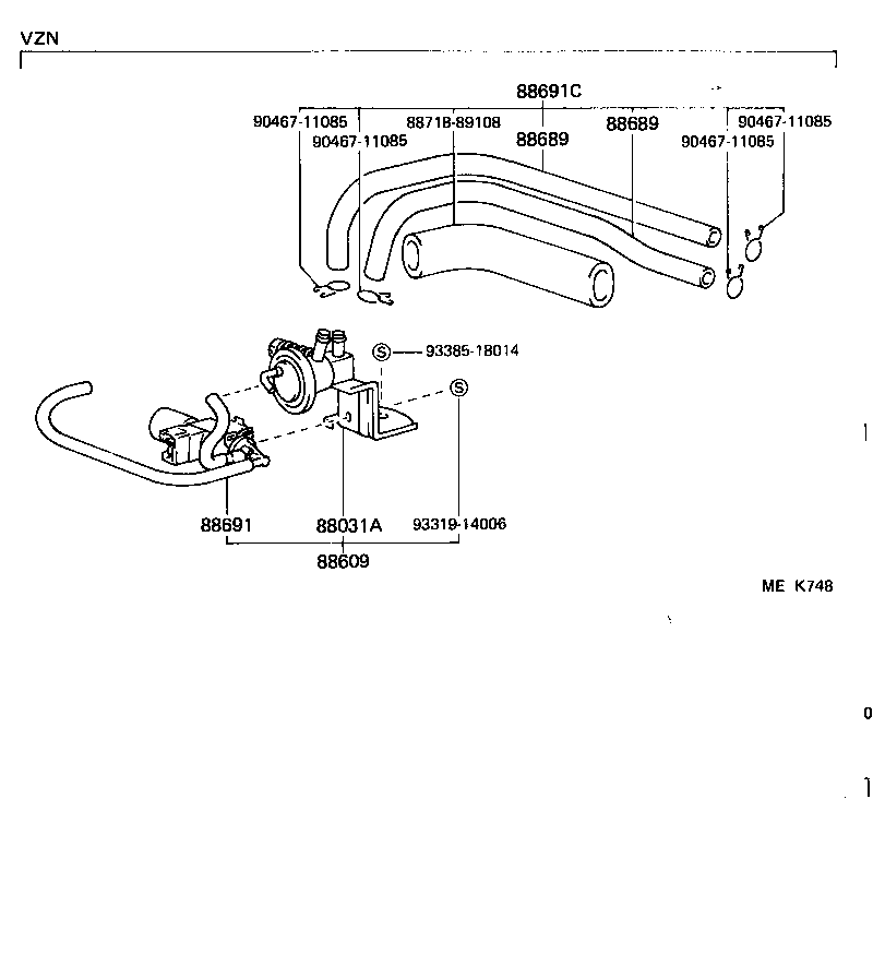 88648-89115 WIRE, AIR CONDITIONER product image