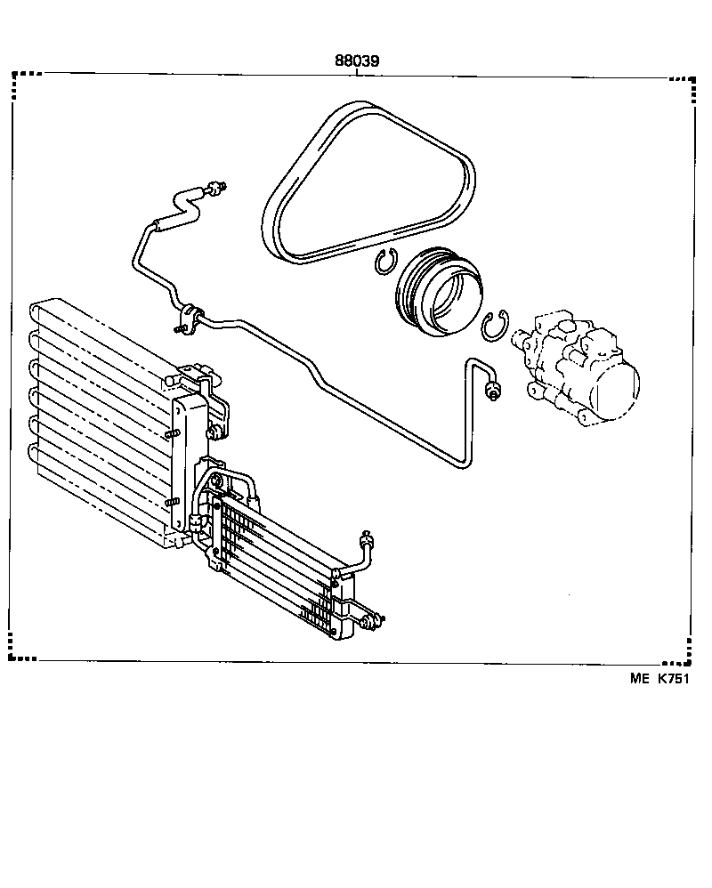 88300-16780 COOLER & ACCESSORY ASSY product image