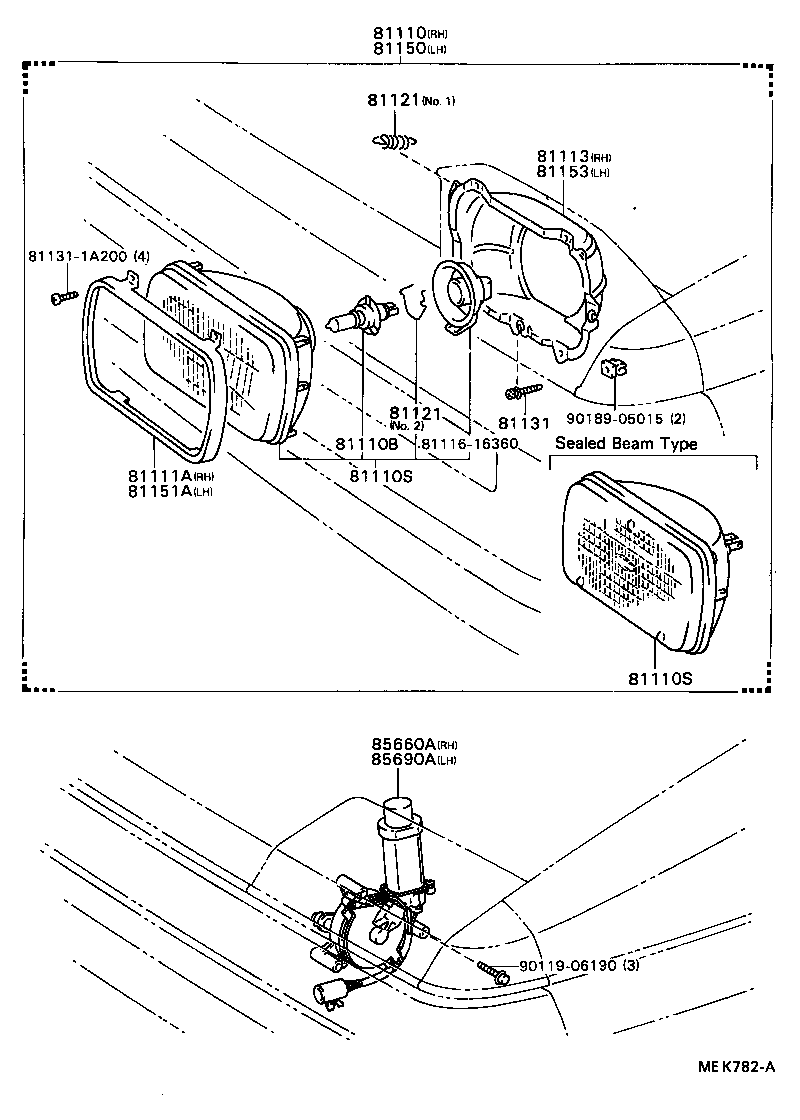 81121-16360 SPRING, HEADLAMP TENSION product image