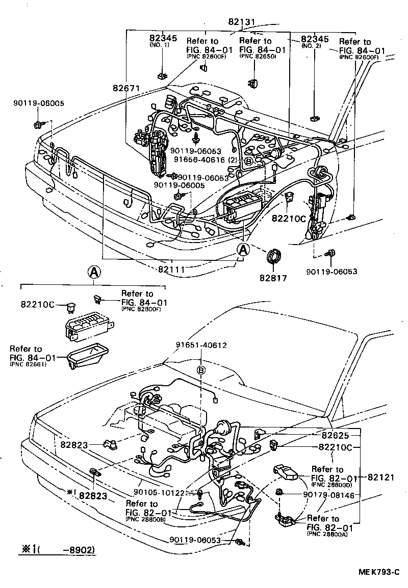 82121-16252 WIRE, ENGINE product image