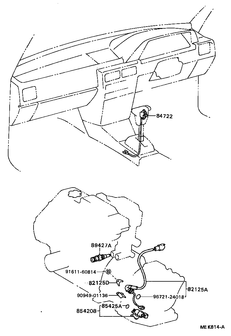 84722-16050-01 SWITCH, TRANSMISSION CONTROL product image