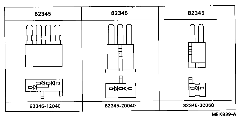 82151-24130 WIRE, FRONT DOOR, RH product image