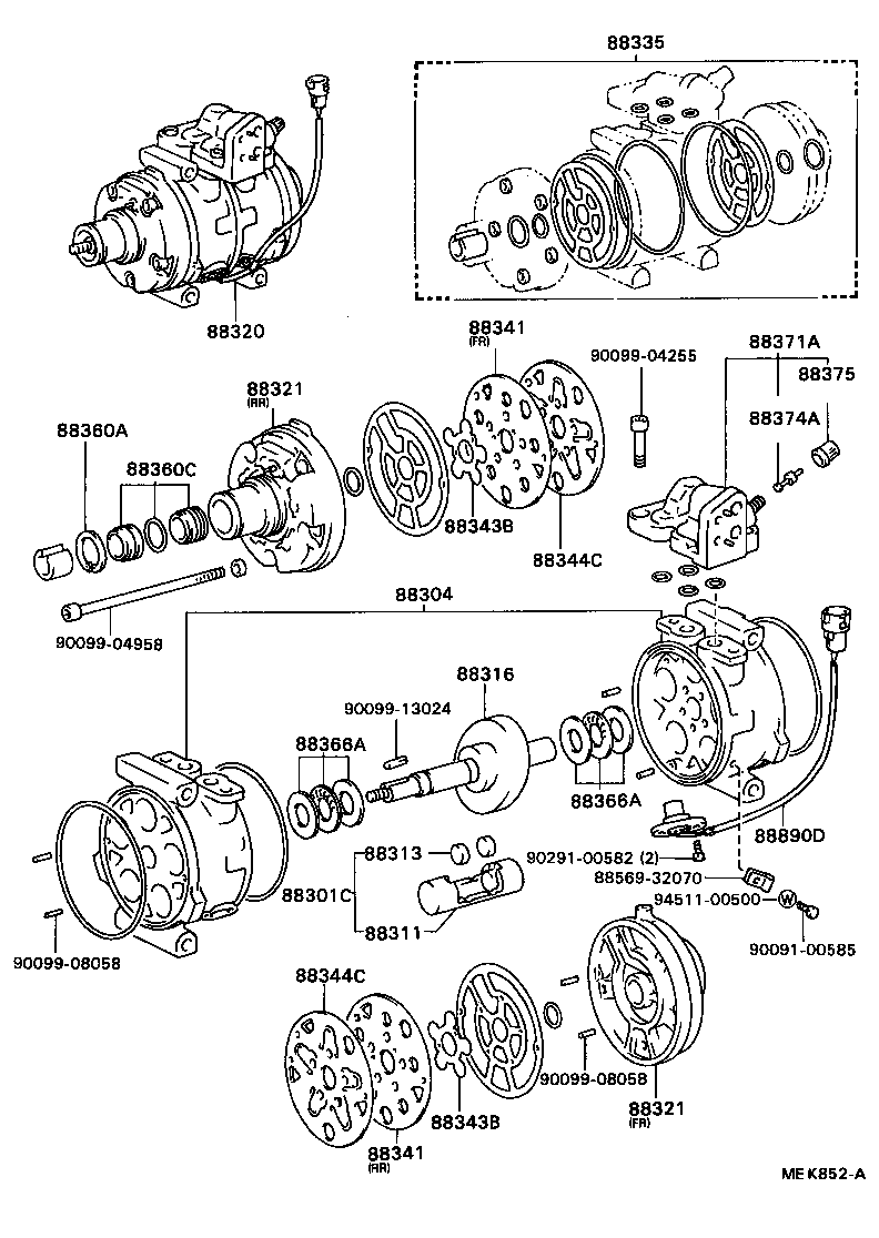 88410-20180 CLUTCH ASSY, MAGNET product image
