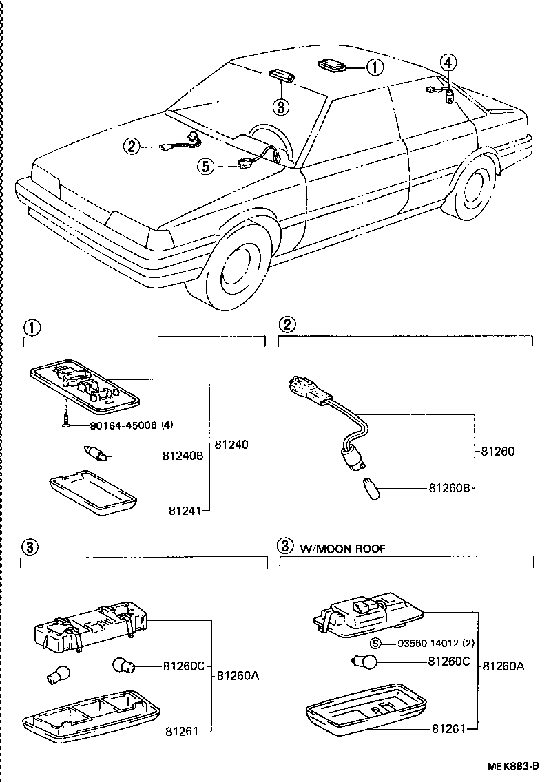 81870-32030 LAMP ASSY, KEY CYLINDER product image