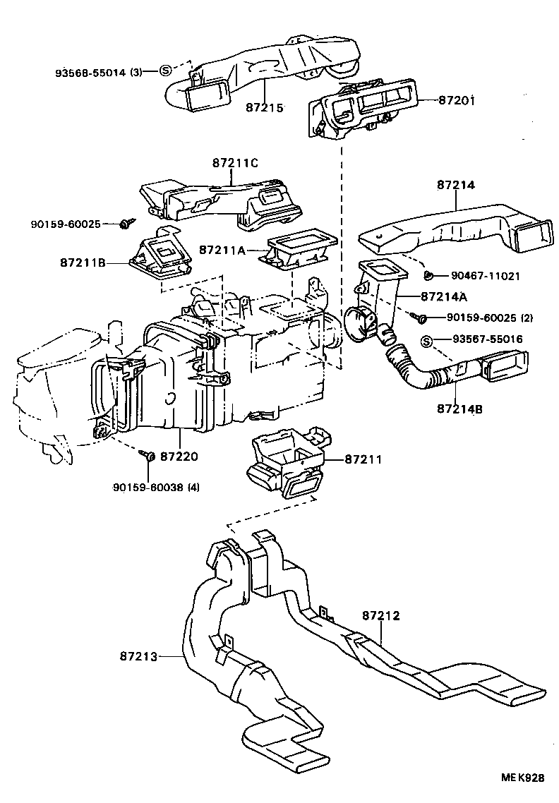 55905-32360 KNOB, HEATER CONTROL product image