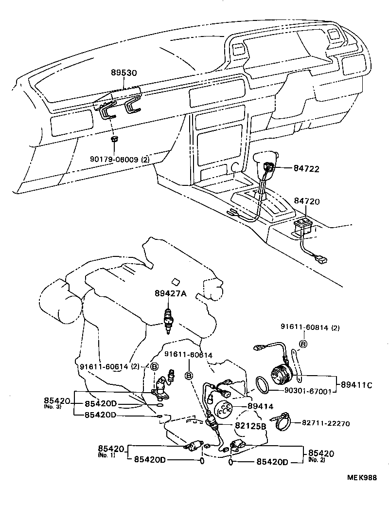 84720-32031 SWITCH ASSY, PATTERN SELECT product image