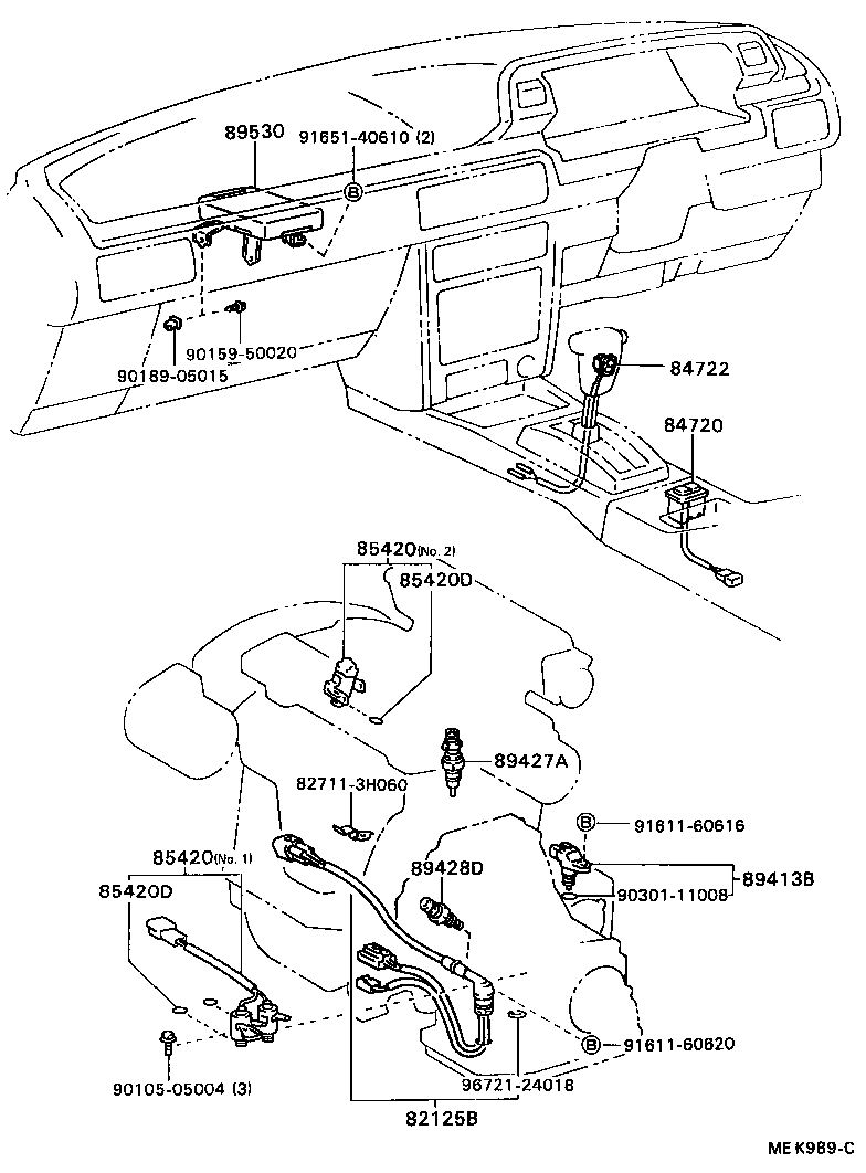 84720-32031 SWITCH ASSY, PATTERN SELECT product image