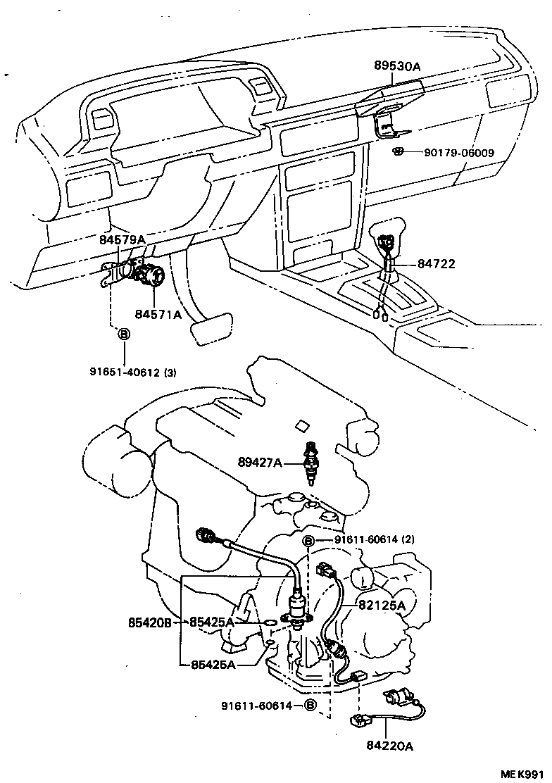 89530-32370 COMPUTER ASSY, TRANSMISSION CONTROL product image
